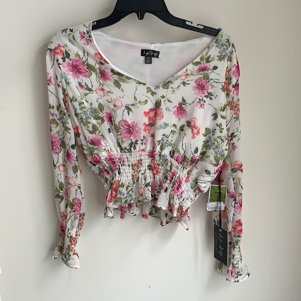 Floral flowy top